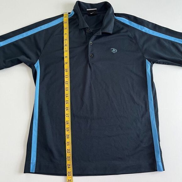 Disney Parks Nike Fit Dry Boys Short Sleeve Golf Polo Navy Blue Size Large 14-16 - Picture 6 of 11